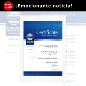 Celebramos la obtención del Certificado Efficiency Network!
